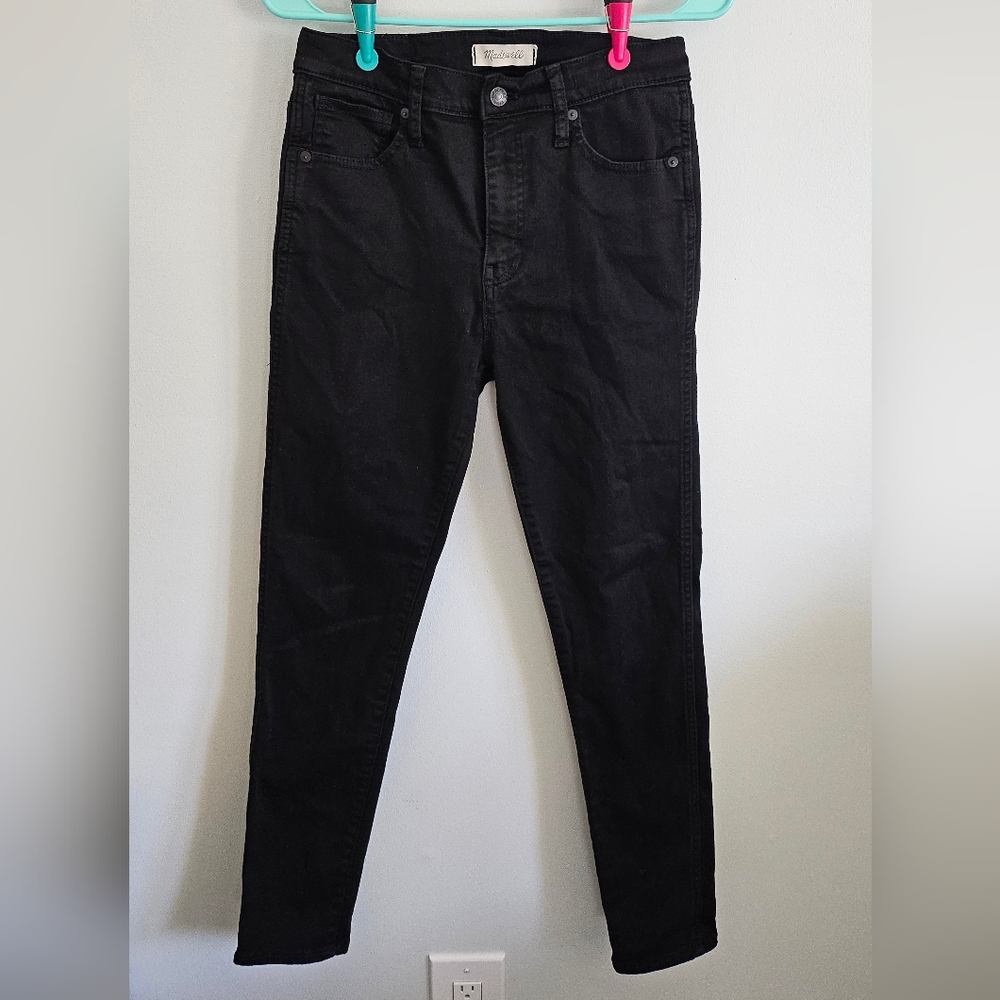 Madewell Black High-Rise Skinny Jeans